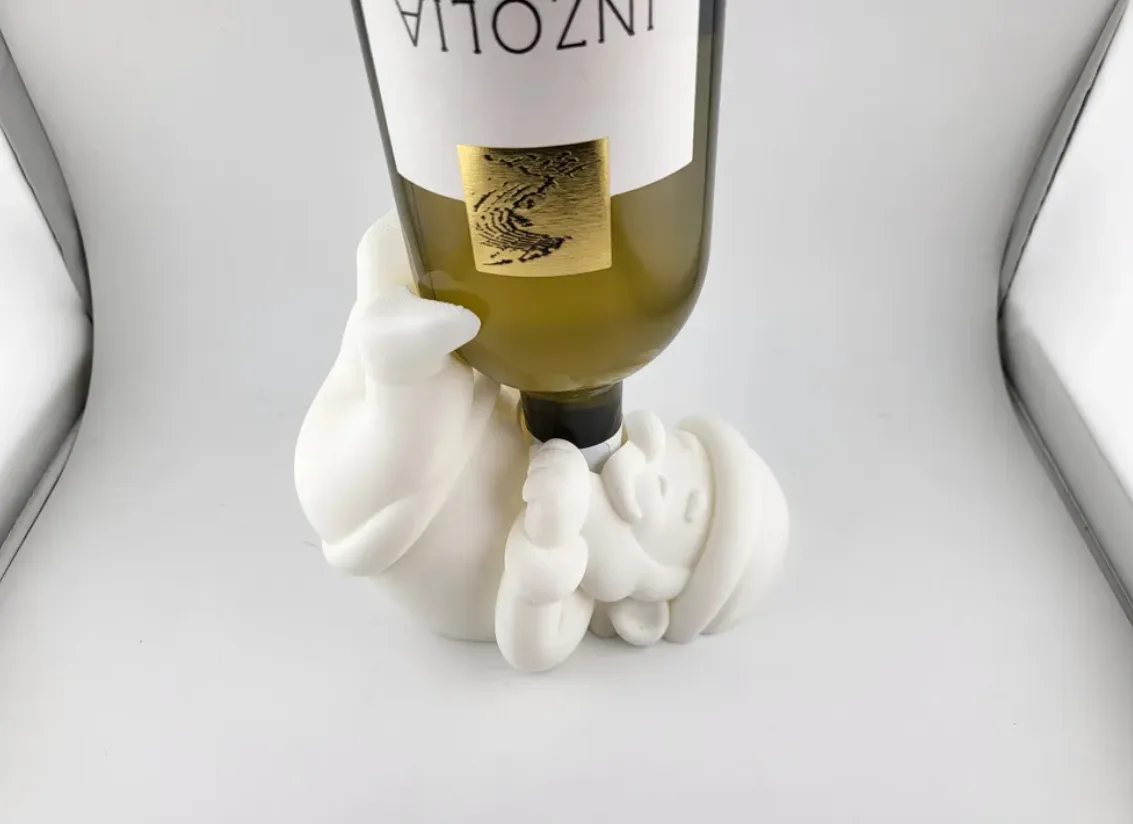 SOPORTE PARA VINO NAVIDEÑO - 1