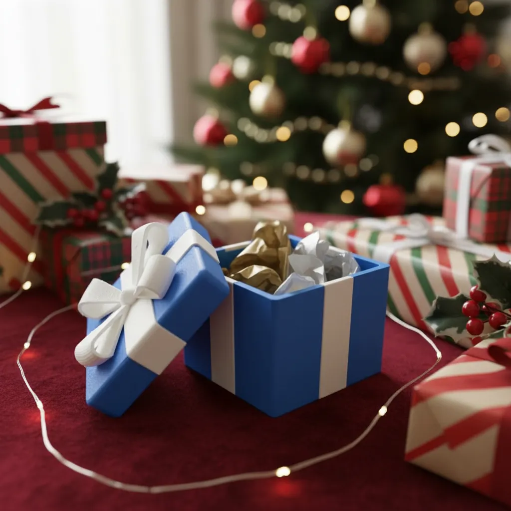 CAJA DE REGALO PARA NAVIDAD - 2