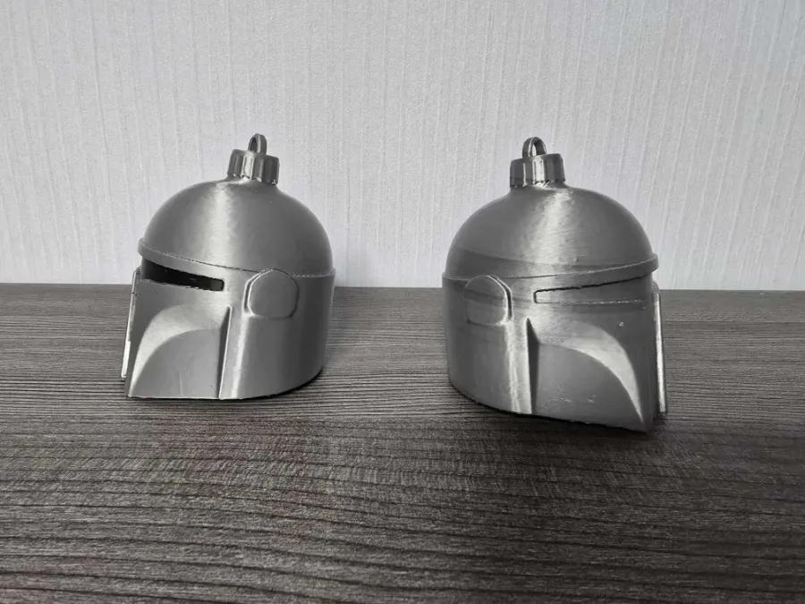ADORNO PARA ARBOL DE NAVIDAD- PACK CASCOS MANDALORIANOS - 1
