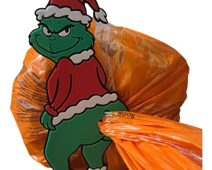 PINZA PARA BOLSA DE PAN DEL GRINCH - 1