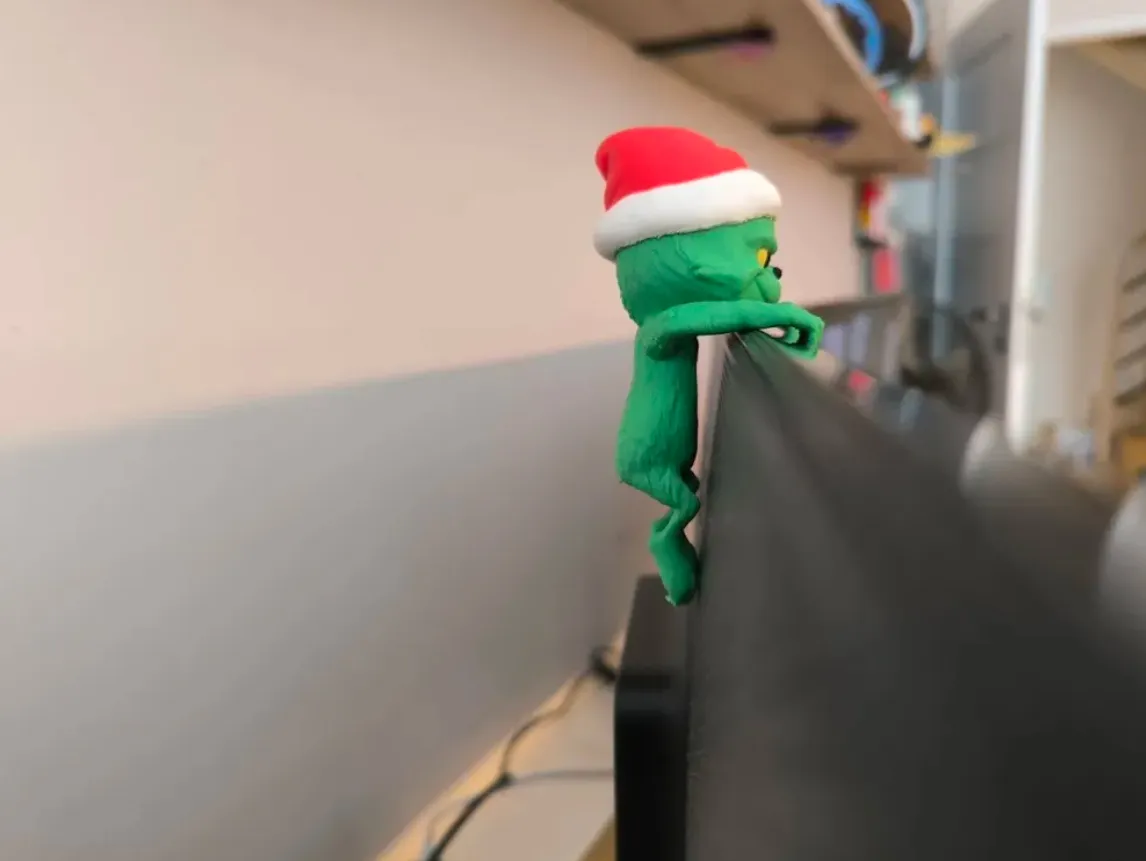DECORACION NAVIDAD - GRINCH PARA MONITOR - 1