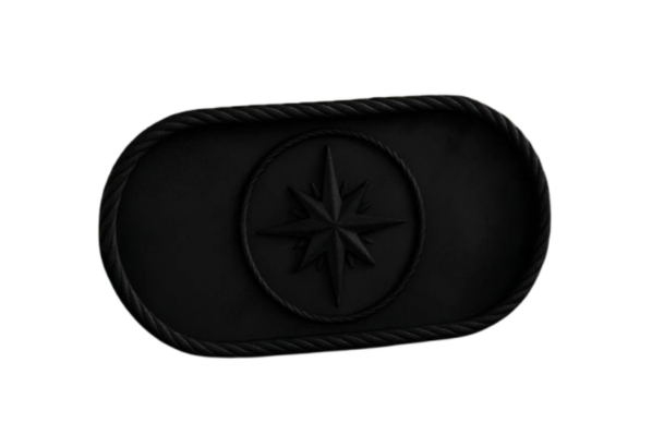 BANDEJA DECORATIVA DE BRUJULA PIRATA - 1