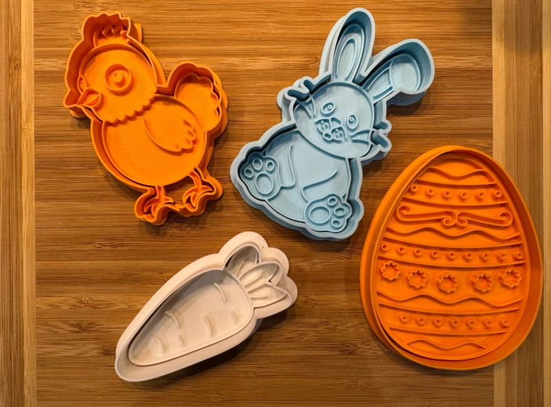 CONJUNTO DE CORTADORES DE GALLETAS DE PASCUA (4 UN) - 1