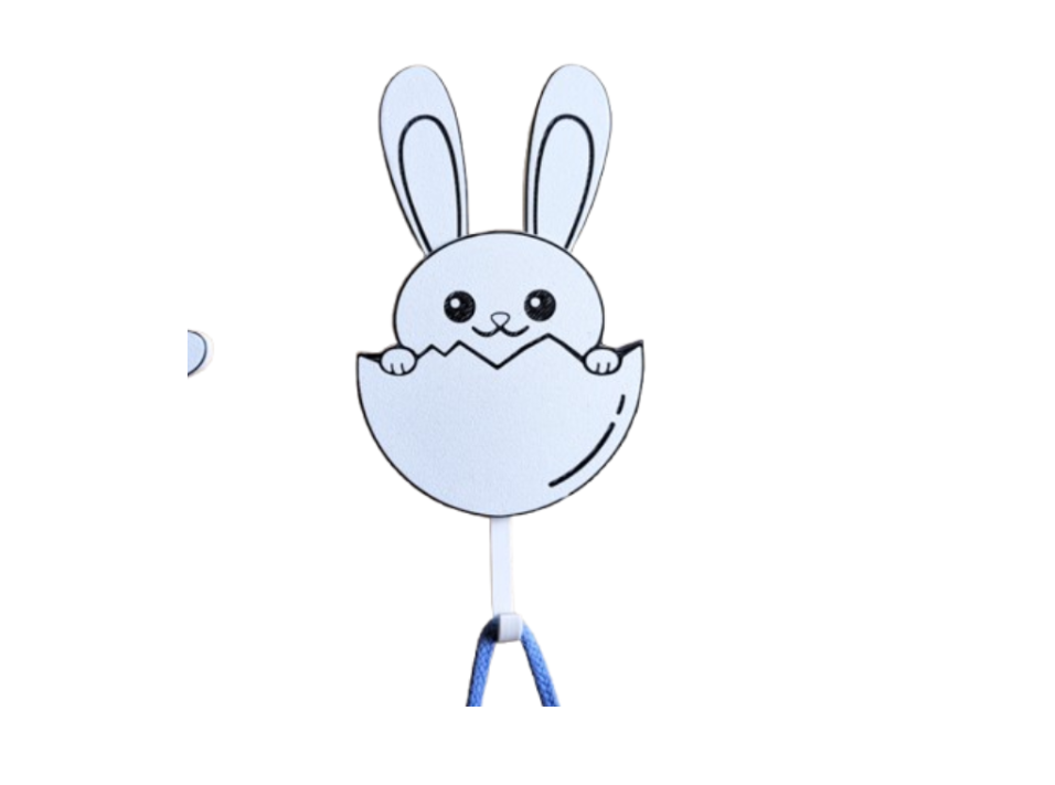 LLAVERO DE CONEJO DE PASCUA - 1