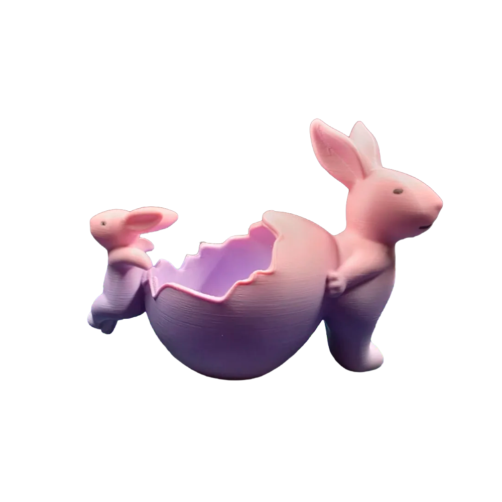 CONEJOS DE PASCUA CON HUEVO ROTO - 1