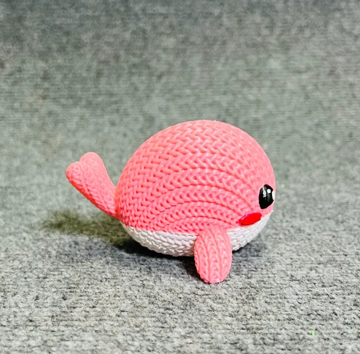 FIGURA BALLENA ADORABLE ESTILO TEJIDO - 2