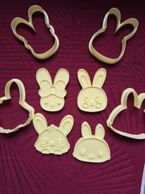 CORTADORES DE GALLETAS - CONEJITOS DE PASCUA (PACK 4 UN) - 2