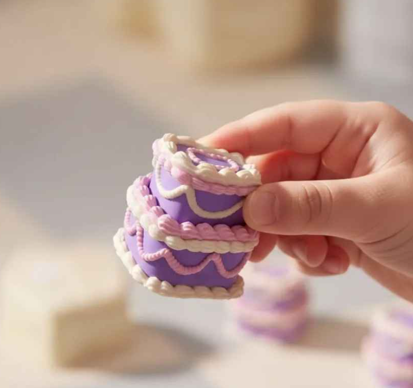 CLICKER DE PASTEL CON FORMA DE CORAZON (PACK 4 UN) - 2