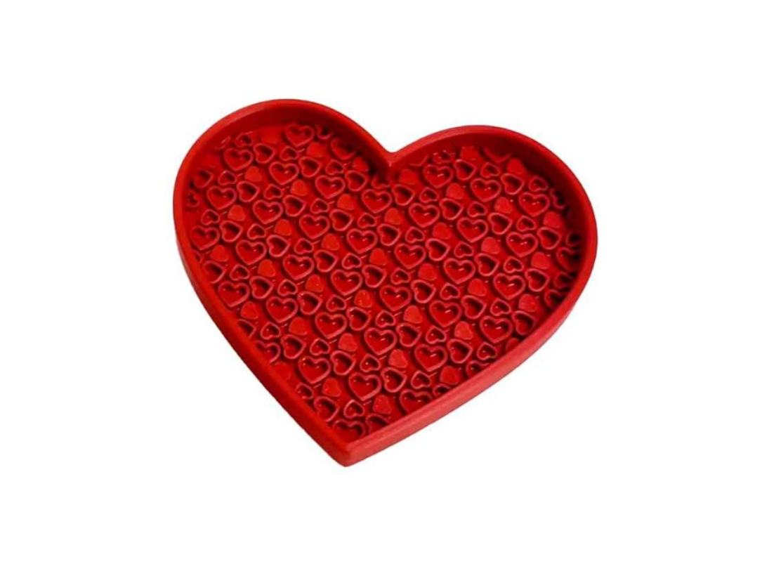LIMPIADOR DE BROCHAS DE MAQUILLAJE - DISEÑO CORAZON - 2