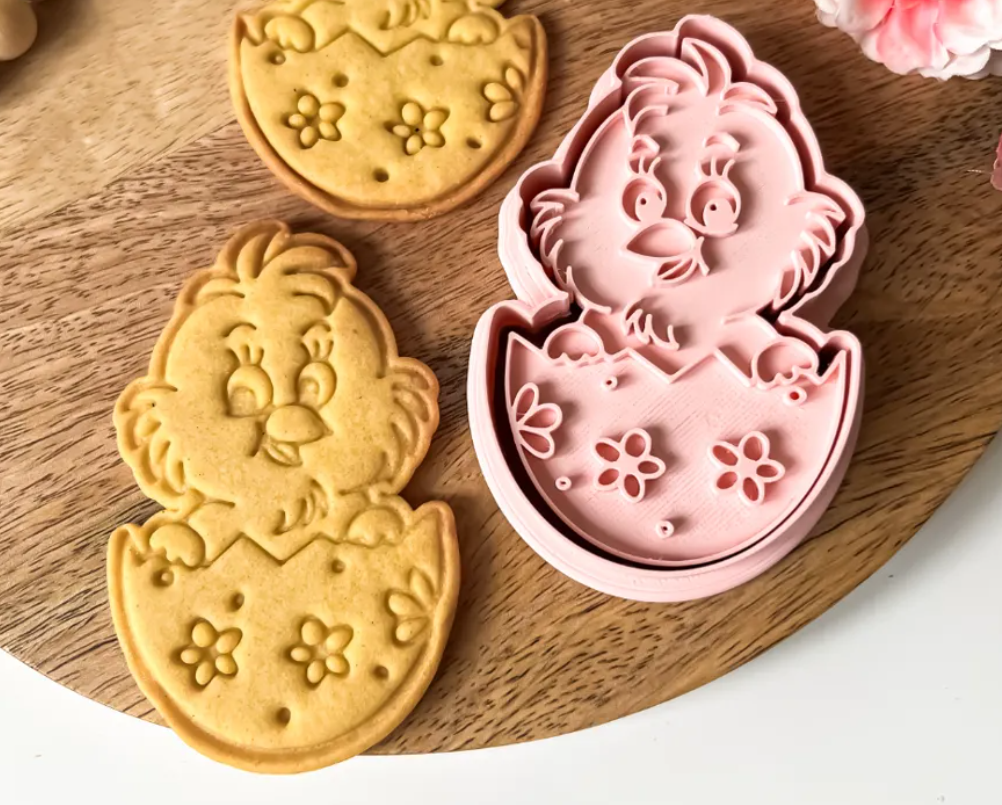 CORTADOR Y SELLO DE GALLETAS - POLLITO DE PASCUA - 1