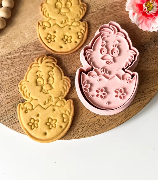 CORTADOR Y SELLO DE GALLETAS - POLLITO DE PASCUA - 2