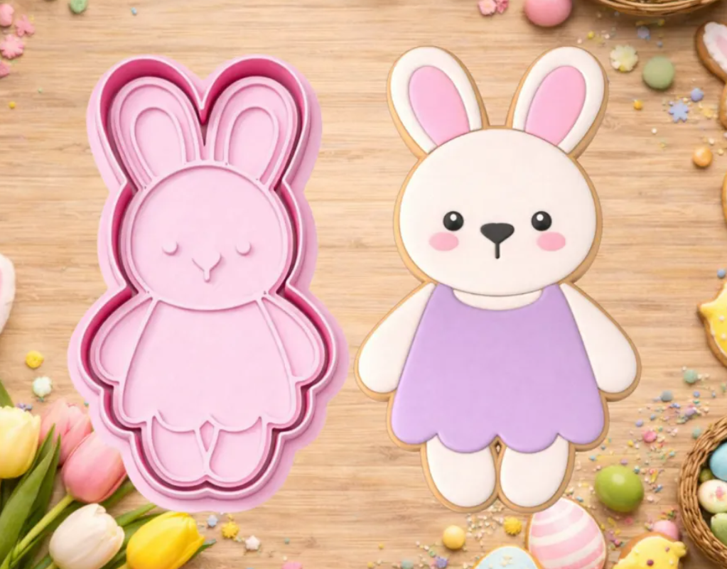 CORTADORES DE GALLETAS DISEÑO PASCUA - 1