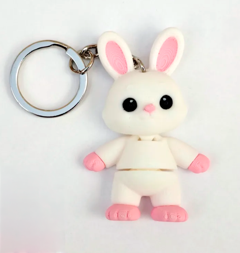 LLAVERO MINI FLEXI CONEJO DE PASCUA - 1