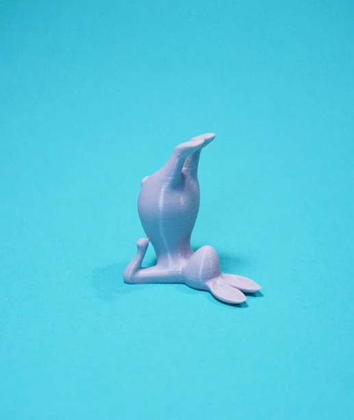FIGURAS CONEJITOS HACIENDO YOGA (PACK 3 UN) - 4
