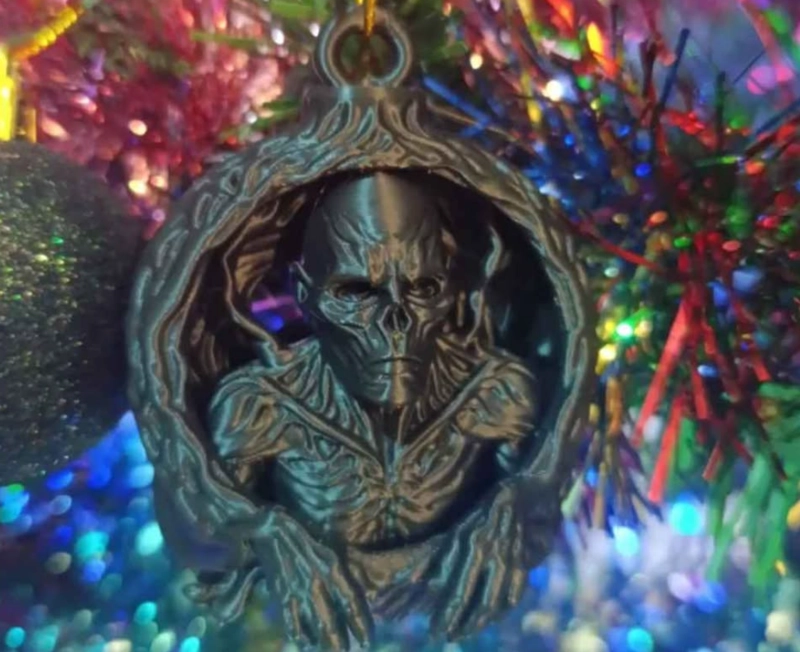 DECORACION - BOLA DE NAVIDAD DE VECNA - 1