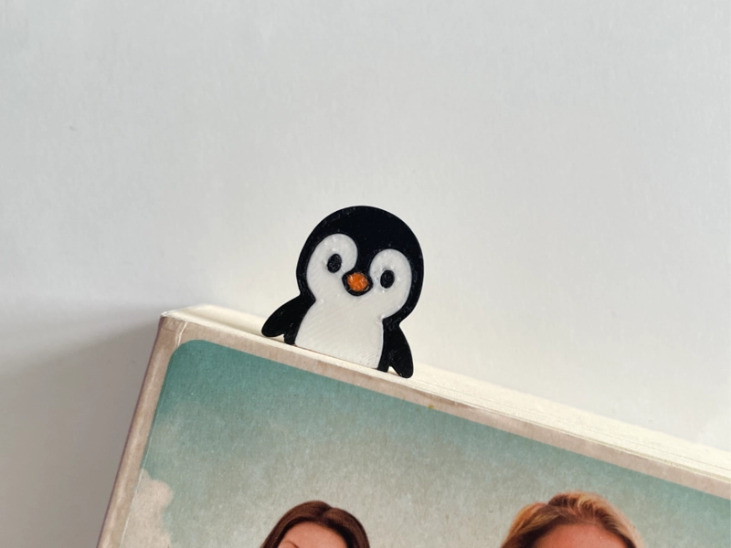 MARCAPAGINAS- PINGÜINO ENCANTADOR - 1