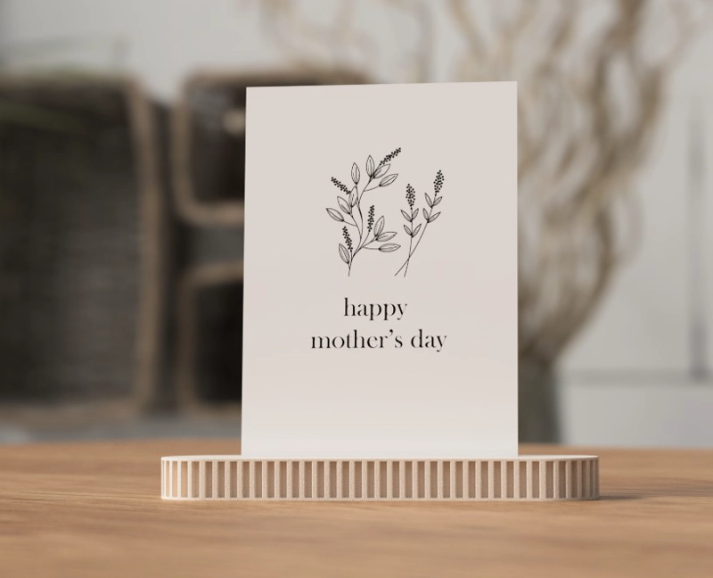FIGURA DECORATIVA PORTAFOTOS / PORTA TARJETAS (DIA DE LA MADRE) - 1