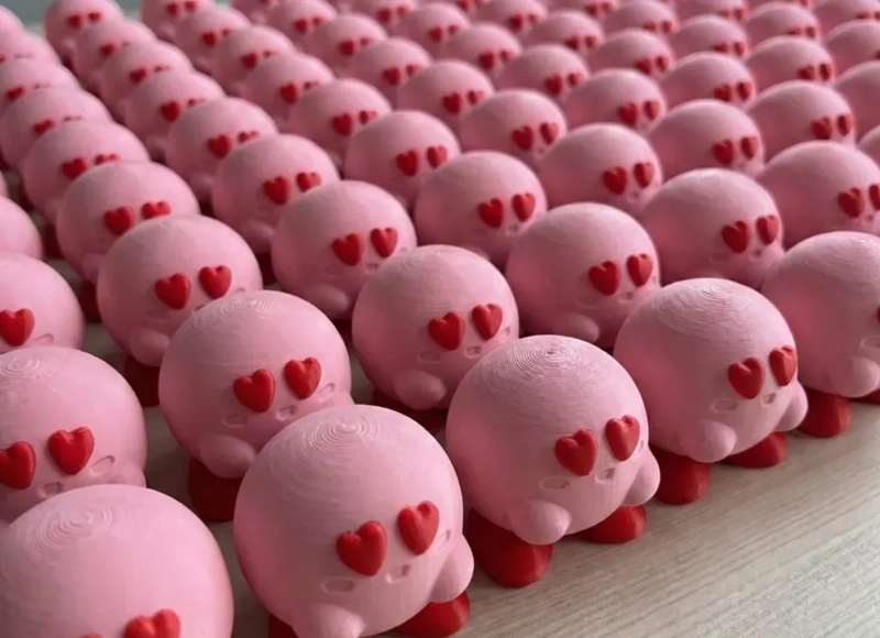 FIGURA DECORATIVA KIRBY ENAMORADO - SAN VALENTIN - 3