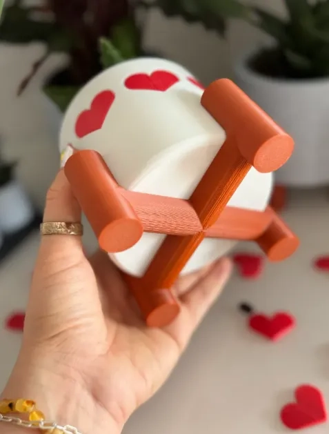 MACETA DE CORAZONES - SAN VALENTIN - 2