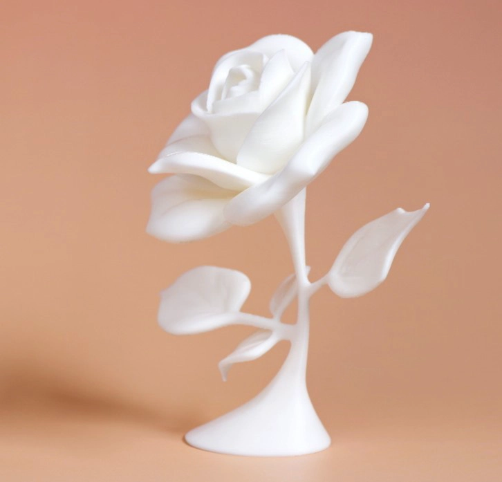 FIGURA DECORATIVA ROSA PARA REGALO - 1