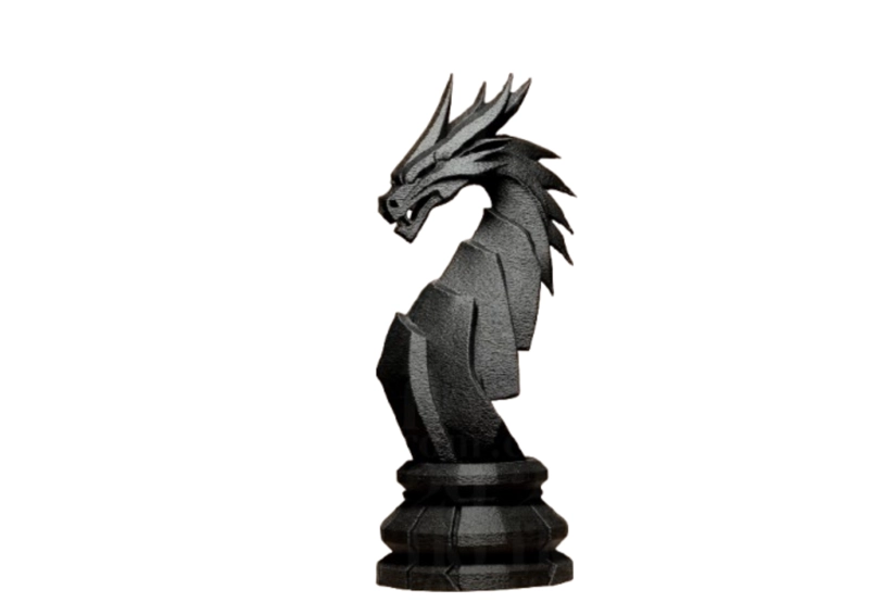 FIGURA DECORATIVA-  DRAGON ESTILIZADO - 1