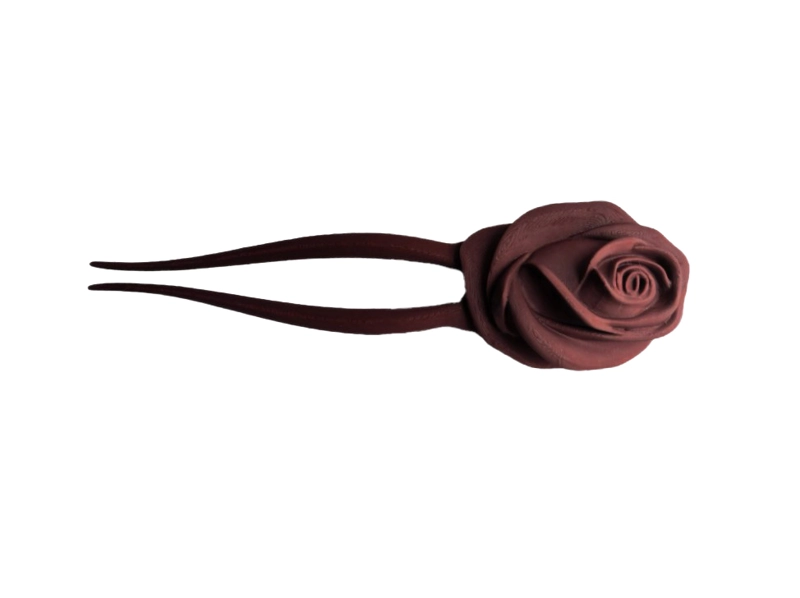 HORQUILLA DE ROSA | ADORNO PARA EL CABELLO ELEGANTE - 1