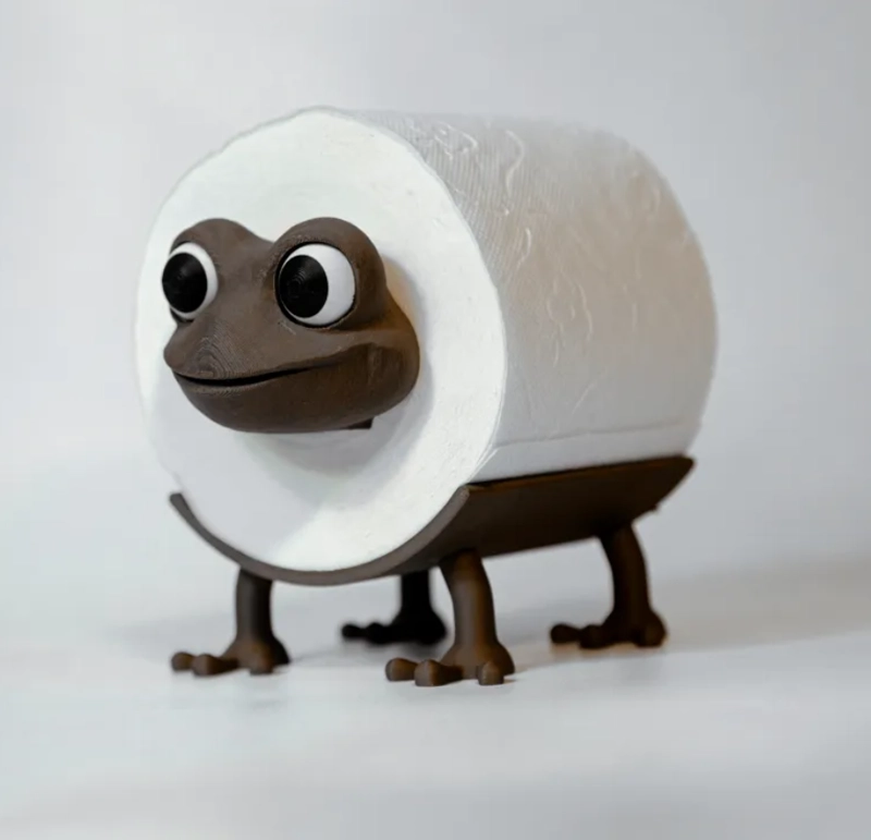 PORTA ROLLO - PAPEL HIGIE NICO RANITA - 3