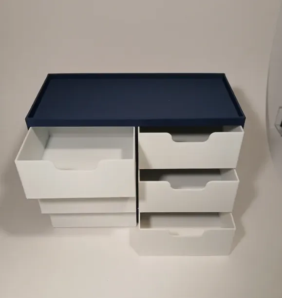 ORGANIZADOR DE ESCRITORIO CON CAJONES - 1
