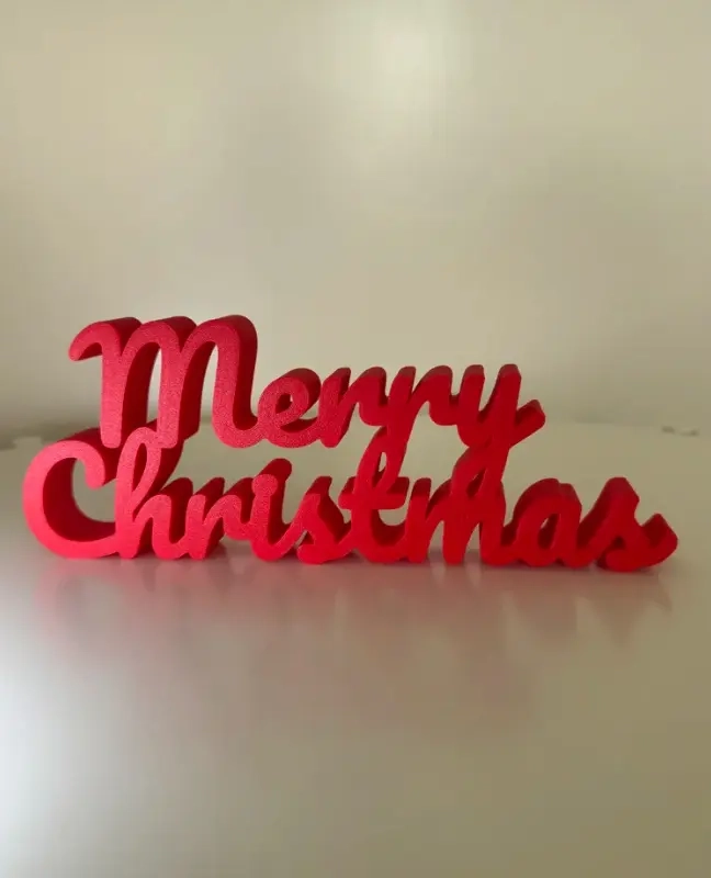 ADORNO - LETRERO FELIZ NAVIDAD - 1