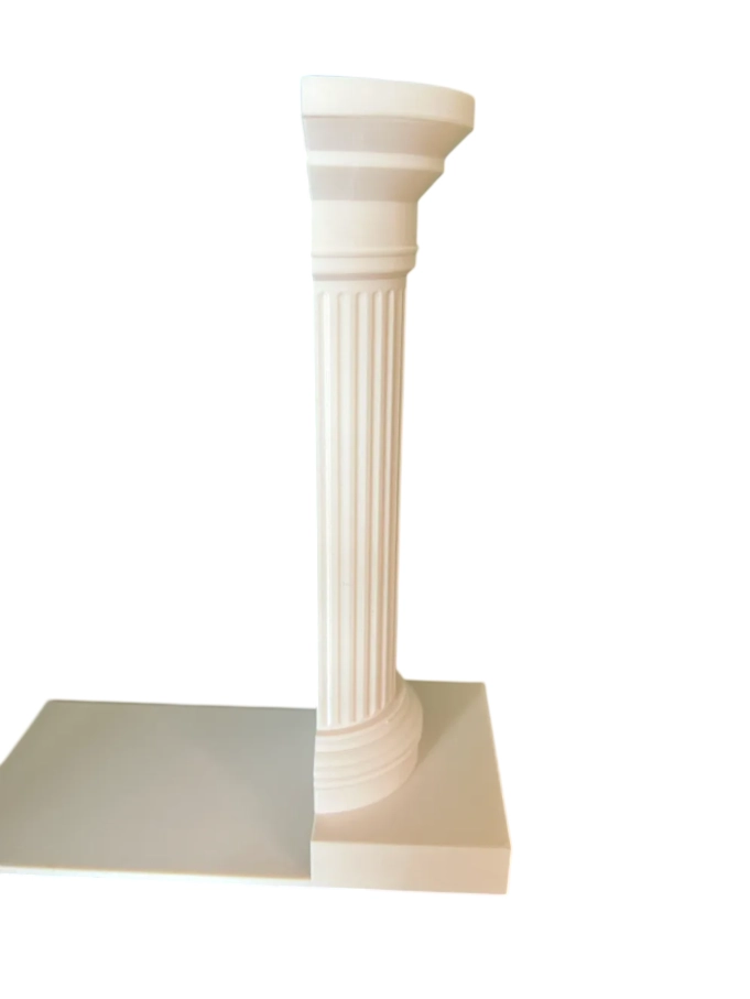 FIGURA DECORATIVA DE COLUMNAS ROMANAS COMO SUJETALIBROS - 1