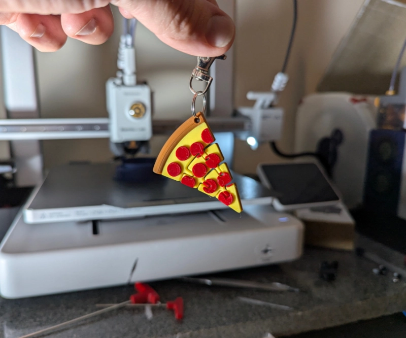 LLAVERO PIZZA FLEXIBLE - 1