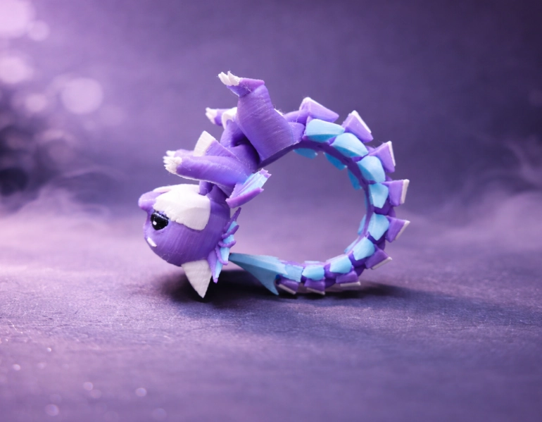 LLAVERO DE DRAGON FLEXIBLE (PACK DE 2) - 2