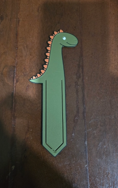 MARCAPAGINAS DE DINOSAURIO AMIGABLE - 1