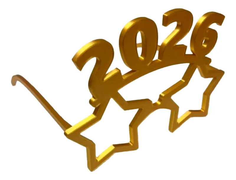 LENTES ESTRELLA COTILLON - AÑO NUEVO 2026 - 3