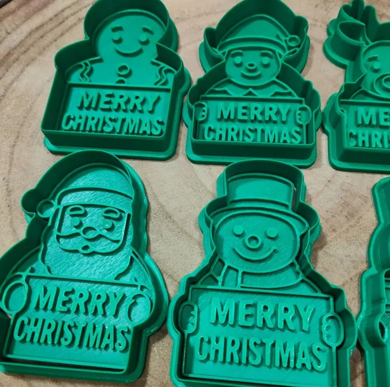 JUEGO DE CORTADORES DE GALLETAS NAVIDEÑOS (PACK 6 UN) - 2