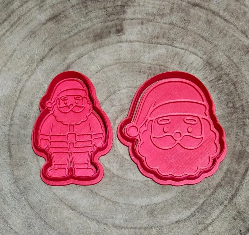 CORTADORES DE GALLETAS - PAPA NOEL (PACK 2 UN) - 1