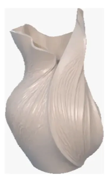 ESCULTURA JARRON ELEGANTE - 1