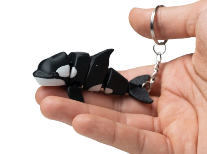 LLAVERO ARTICULADO DE ORCA - 1