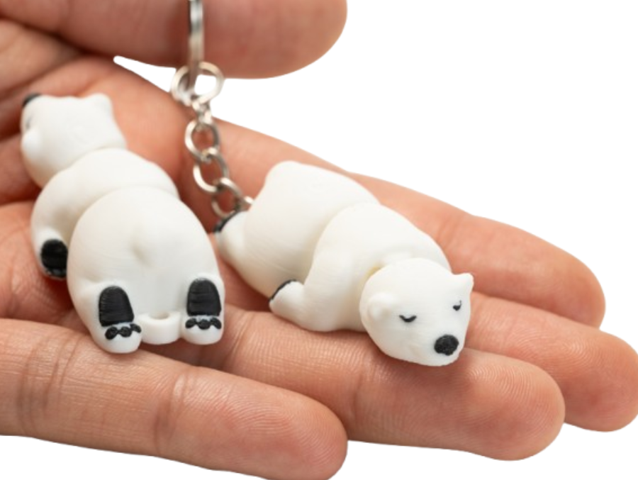 LLAVERO ARTICULADO- PEQUEÑO OSO POLAR - 2