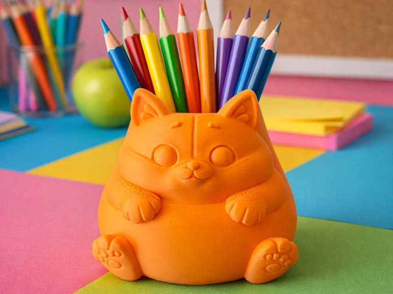 PORTALAPICES- GATITO GORDO - 2
