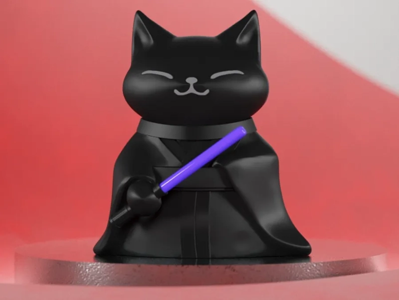 ESCULTURA GATO JED - 1