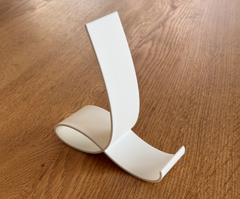 FIGURA DECORATIVA SOPORTE PARA LIBROS CURVO - 2