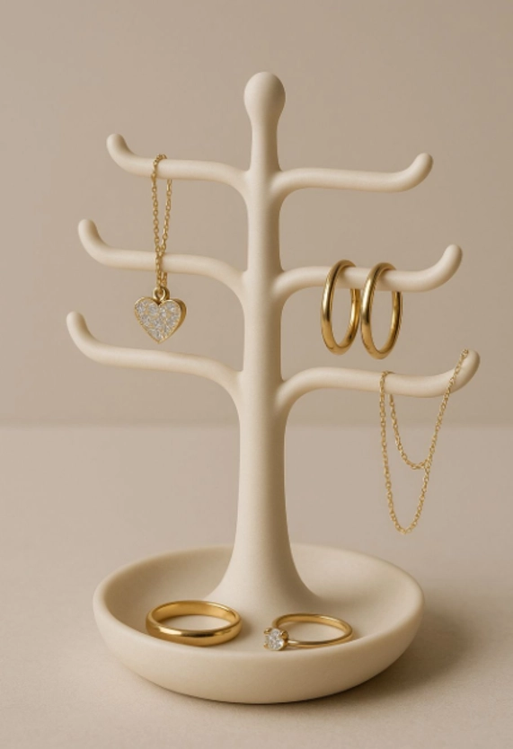 FIGURA DECORATIVA MODERNO ARBOL JOYERO - 1