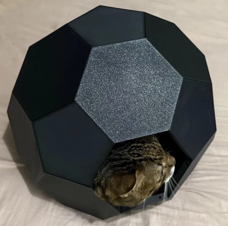 CASA PARA GATOS ESTILO CAPARAZON DE TORTUGA - 2