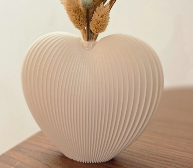 FIGURA DECORATIVA JARRON DECORATIVO CORAZON - 3