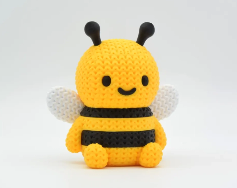 FIGURA ABEJA ESTILO TEJIDA - 1