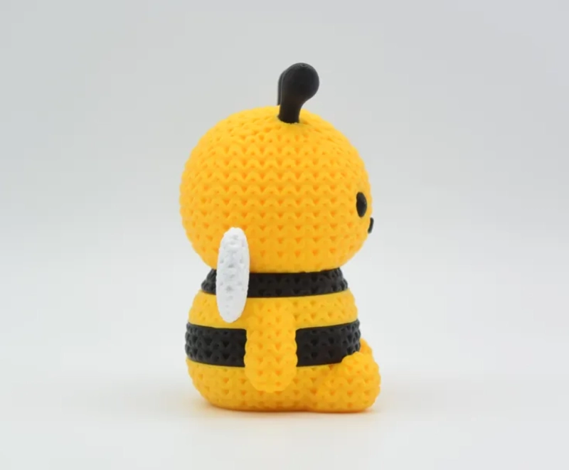 FIGURA ABEJA ESTILO TEJIDA - 2
