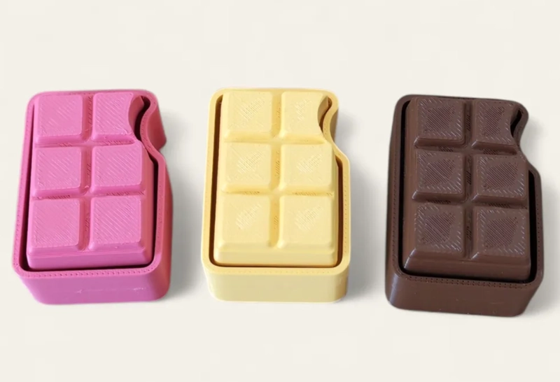 FIGURAS LLAVEROS CLICKER CHOCOLATES (PACK 3 UN) - 3