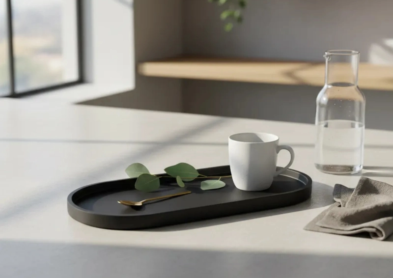 Bandeja Ovalada Decorativa Organizadora Minimalista - 3