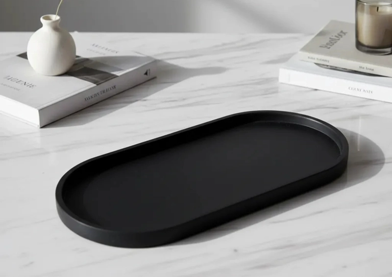 Bandeja Ovalada Decorativa Organizadora Minimalista - 4